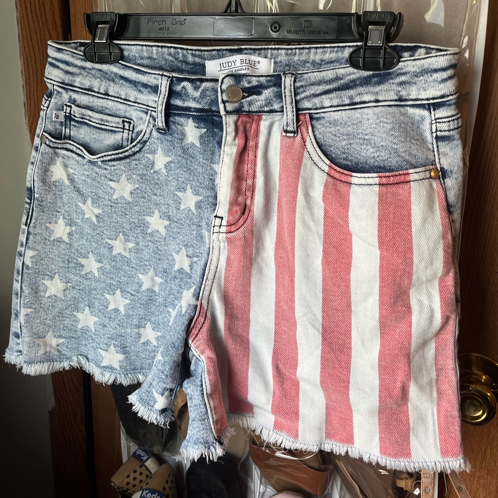 Judy Blue Stars and Stripes shorts